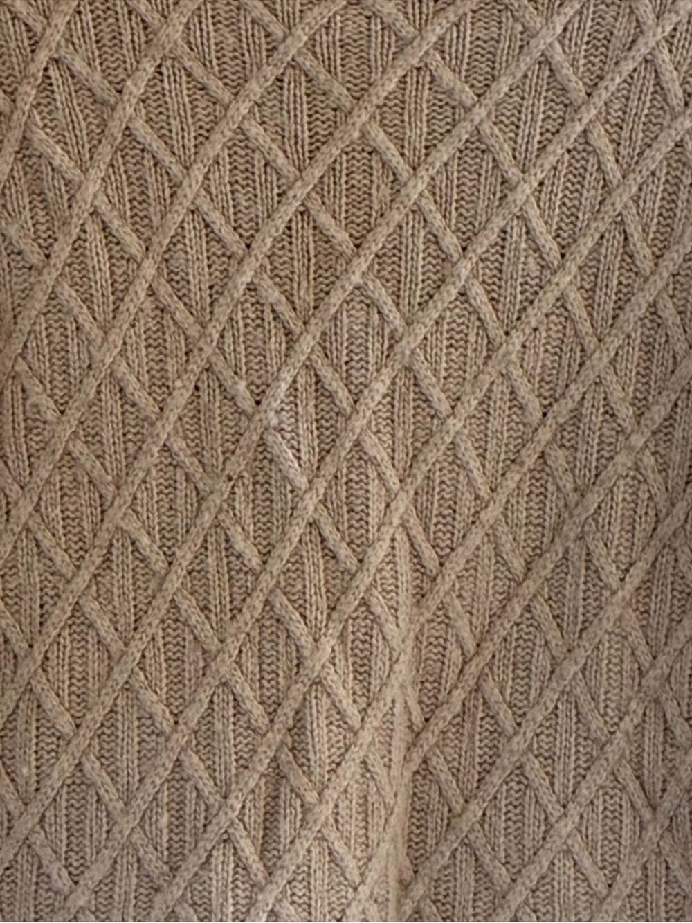 J. CREW Diamond Cable Crewneck Sweater - Picture 3 of 7